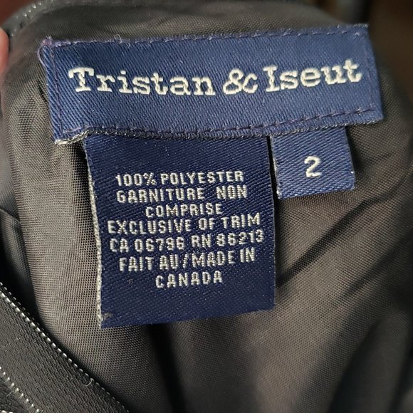 Tristan & Iseut A-line Pinstripe Lined Skirt Black, 2 - Picture 7 of 10